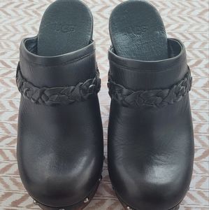 Black Ugg Clogs Size 6
